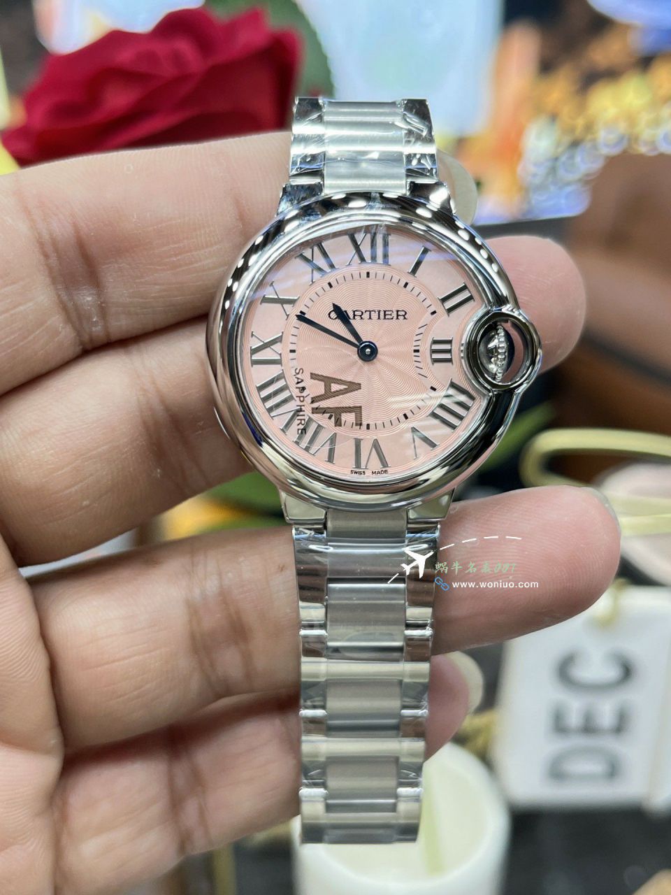 AF Cartier  蓝气球33毫米石英女手表一比一复刻高仿W6920084，WSBB0034，W6920086 wrist watch  / K366