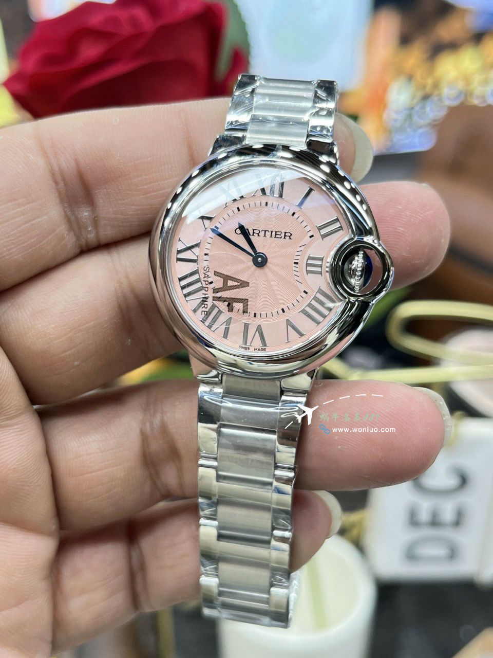 AF Cartier  蓝气球33毫米石英女手表一比一复刻高仿W6920084，WSBB0034，W6920086 wrist watch  / K366