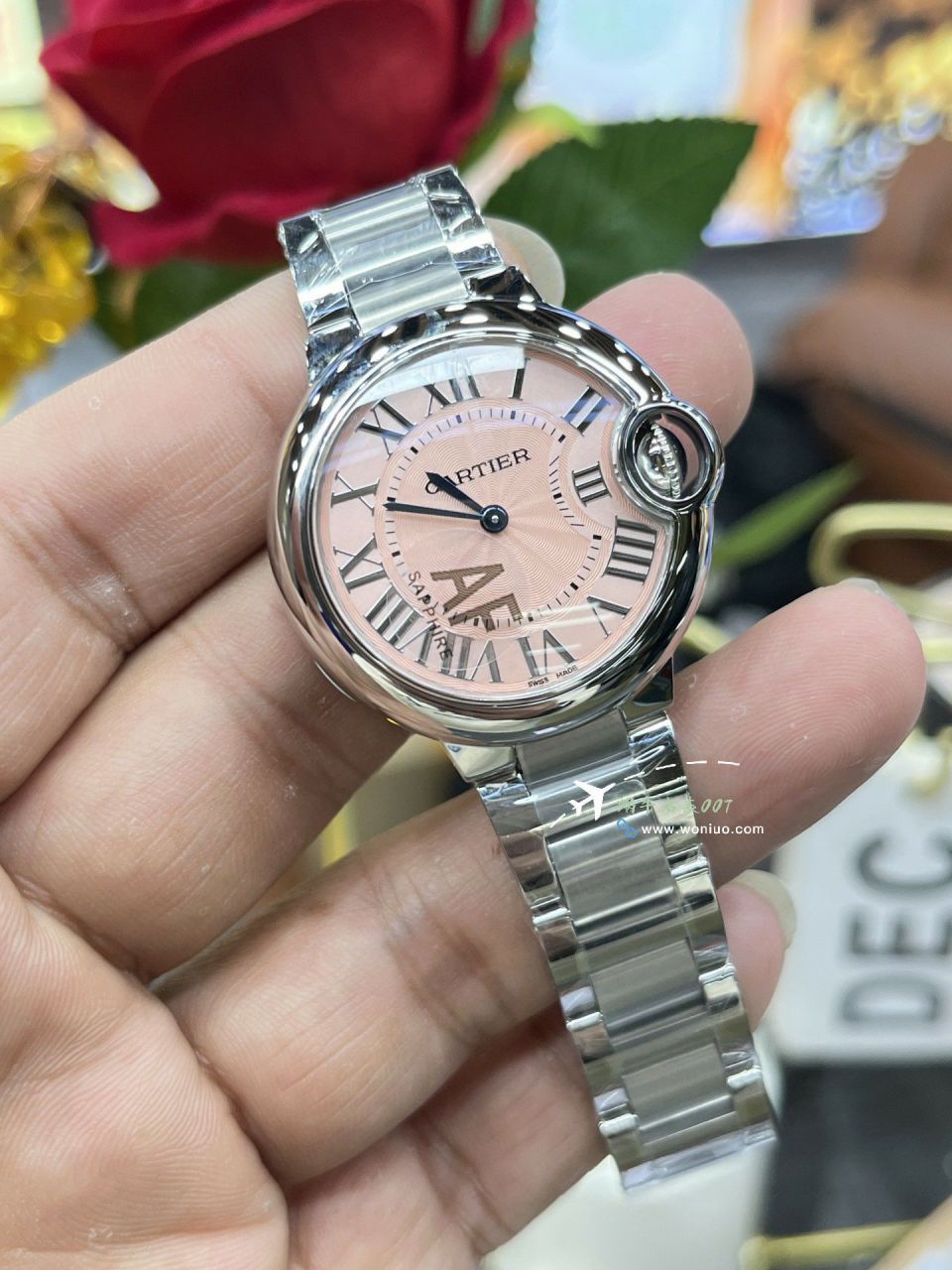 AF Cartier  蓝气球33毫米石英女手表一比一复刻高仿W6920084，WSBB0034，W6920086 wrist watch  