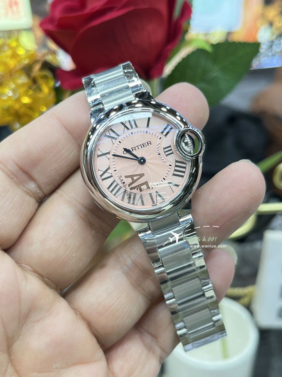 AF Cartier  蓝气球33毫米石英女手表一比一复刻高仿W6920084，WSBB0034，W6920086 wrist watch  