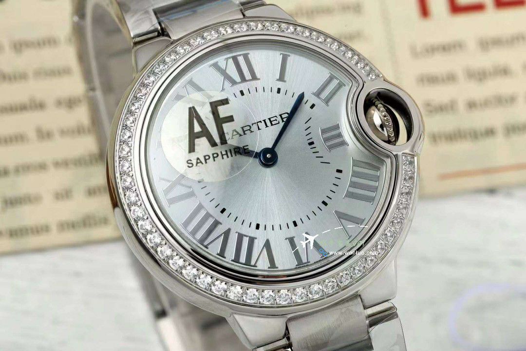 AF Cartier  蓝气球33毫米石英女手表一比一复刻高仿W6920084，WSBB0034，W6920086 wrist watch  / K366