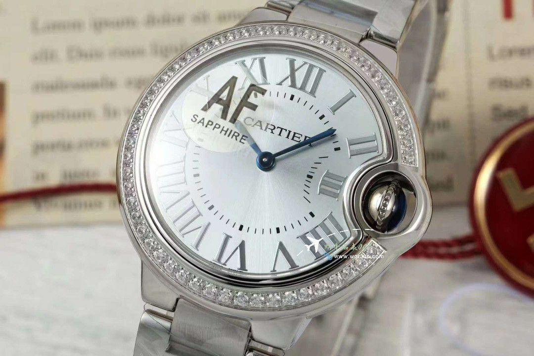 AF Cartier  蓝气球33毫米石英女手表一比一复刻高仿W6920084，WSBB0034，W6920086 wrist watch  