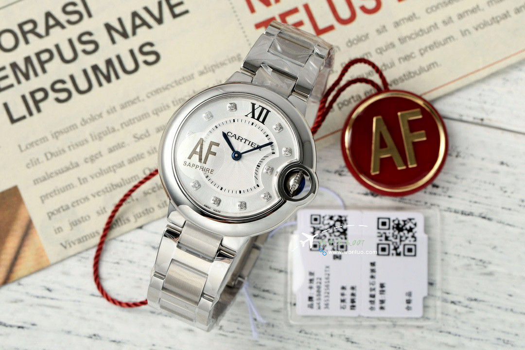 AF Cartier  蓝气球33毫米石英女手表一比一复刻高仿W6920084，WSBB0034，W6920086 wrist watch  