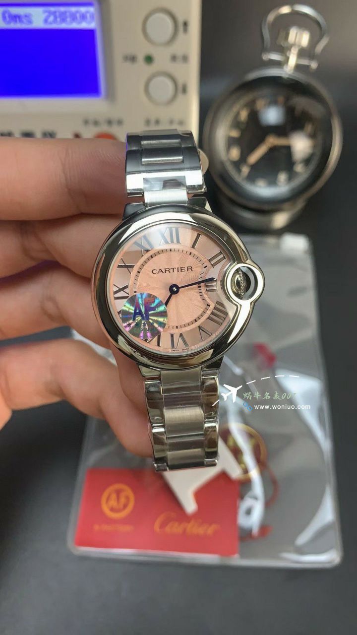 AF Cartier  蓝气球33毫米石英女手表一比一复刻高仿W6920084，WSBB0034，W6920086 wrist watch  