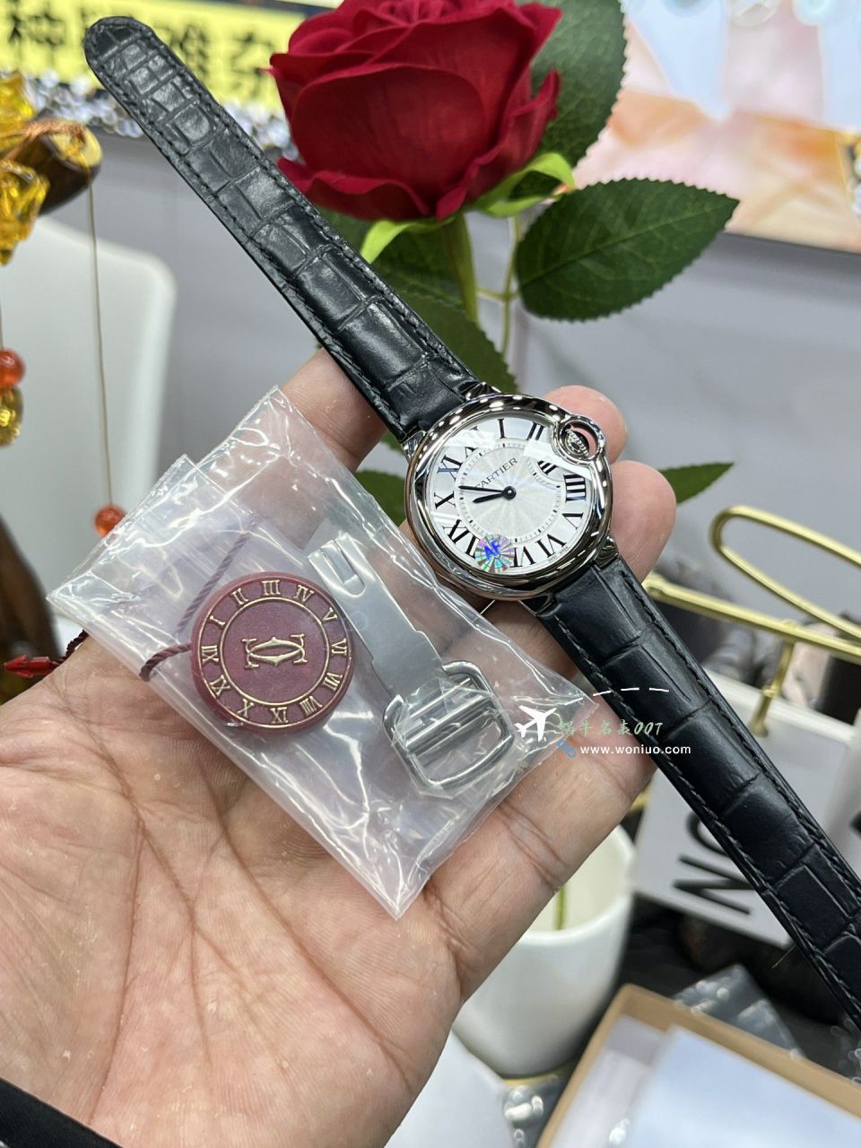 AF Cartier  蓝气球33毫米石英女手表一比一复刻高仿W6920084，WSBB0034，W6920086 wrist watch  / K366