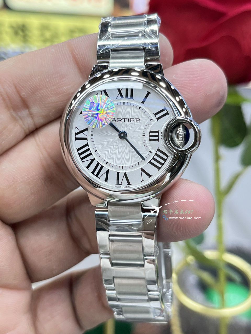 AF复刻高仿 Cartier  蓝气球33毫米女表W4BB0022 wrist watch  