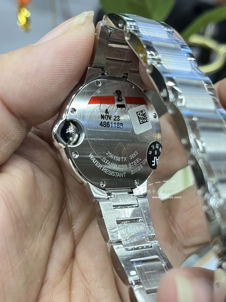 AF Cartier  蓝气球33MM石英复刻高仿女士手表系列WSBB0047 wrist watch  / K367