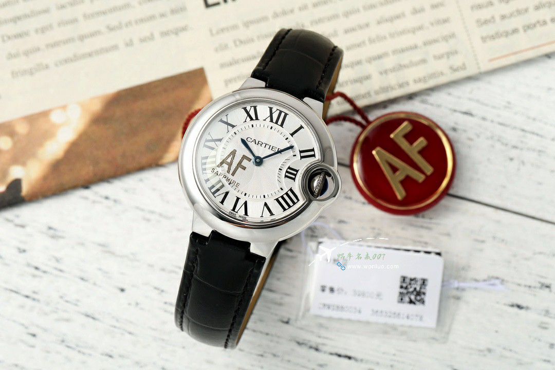 AF复刻高仿 Cartier  蓝气球33毫米女表W4BB0022 wrist watch  / K369