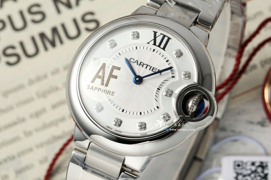 AF复刻高仿 Cartier  蓝气球33毫米女表W4BB0022 wrist watch  / K369