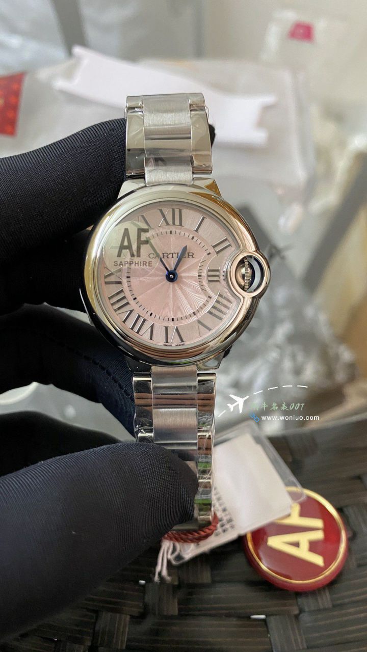 AF Factory  Cartier  蓝气球女士石英33毫米手表 