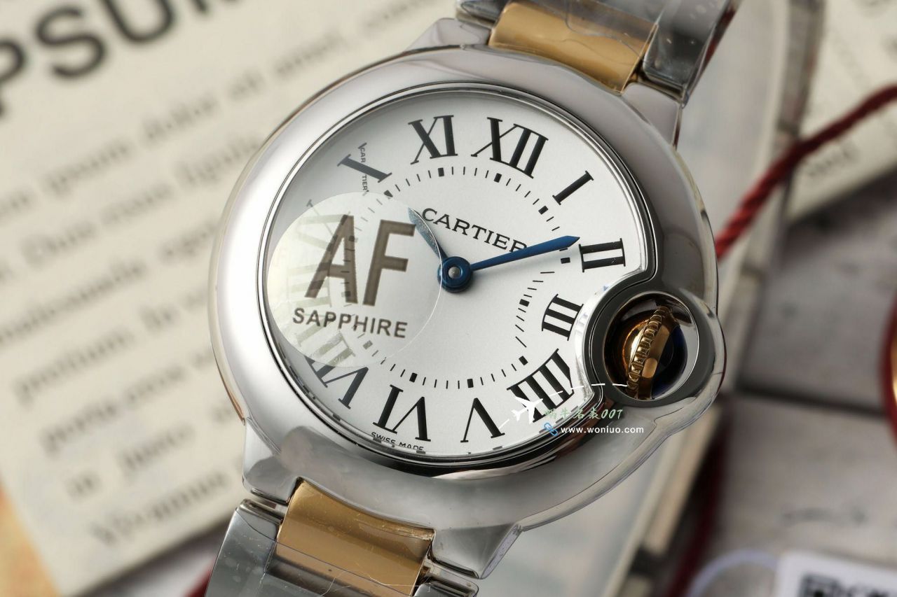 AF Cartier  蓝气球女装28毫米 top 复刻高仿手表W4BB0015，W4BB0029 wrist watch  