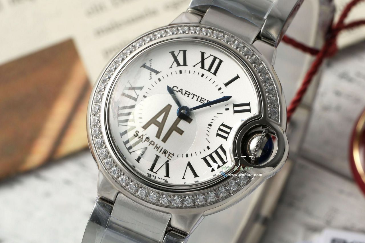 AF Cartier  蓝气球女装28毫米 top 复刻高仿手表W4BB0015，W4BB0029 wrist watch  / K370