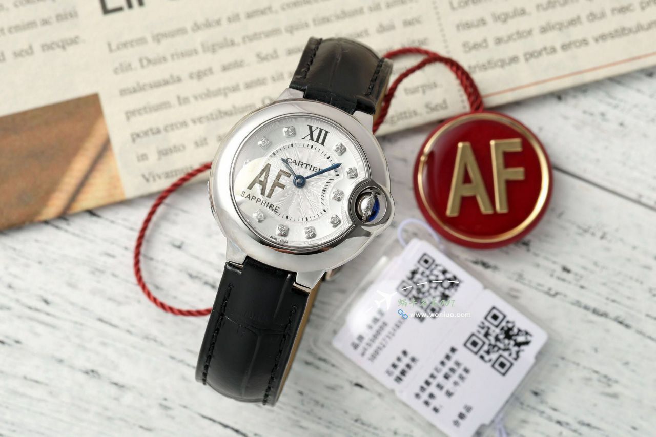 AF Cartier  蓝气球女装28毫米 top 复刻高仿手表W4BB0015，W4BB0029 wrist watch  / K370