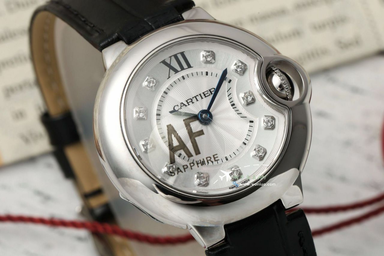 AF Cartier  蓝气球女装28毫米 top 复刻高仿手表W4BB0015，W4BB0029 wrist watch  / K370