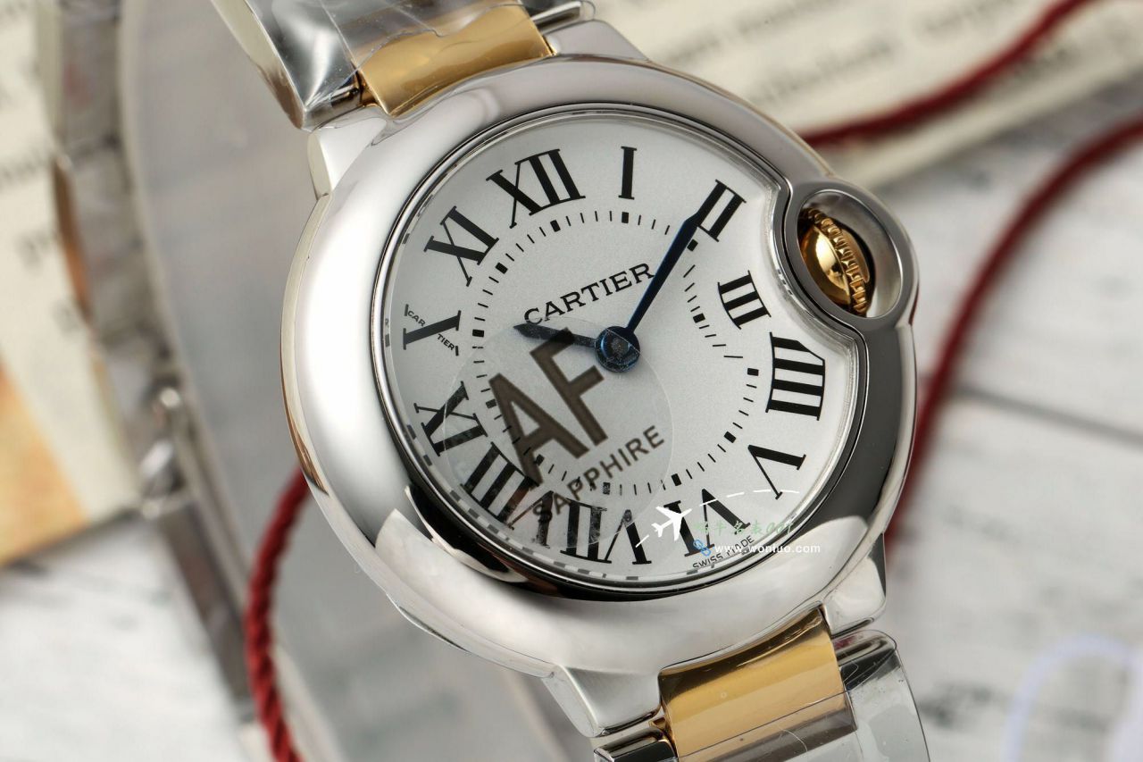 AF Cartier  蓝气球女表28石英一比一高仿复刻手表WSBB0067 wrist watch  