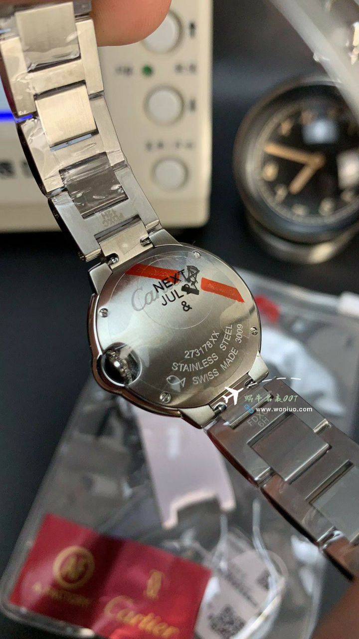 AF Cartier  蓝气球女表28石英一比一高仿复刻手表WSBB0067 wrist watch  