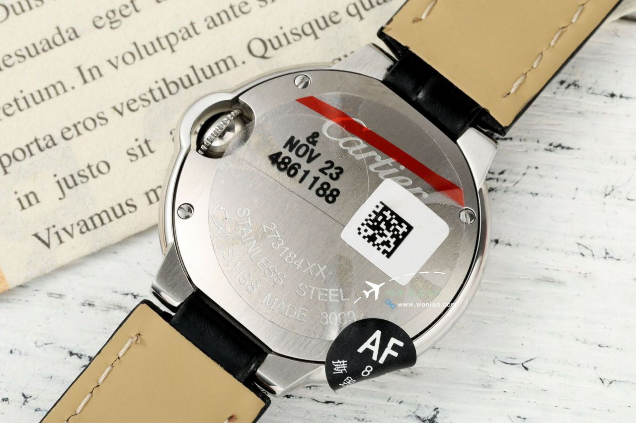 AF Cartier  蓝气球女表28石英一比一高仿复刻手表WSBB0067 wrist watch  / K371