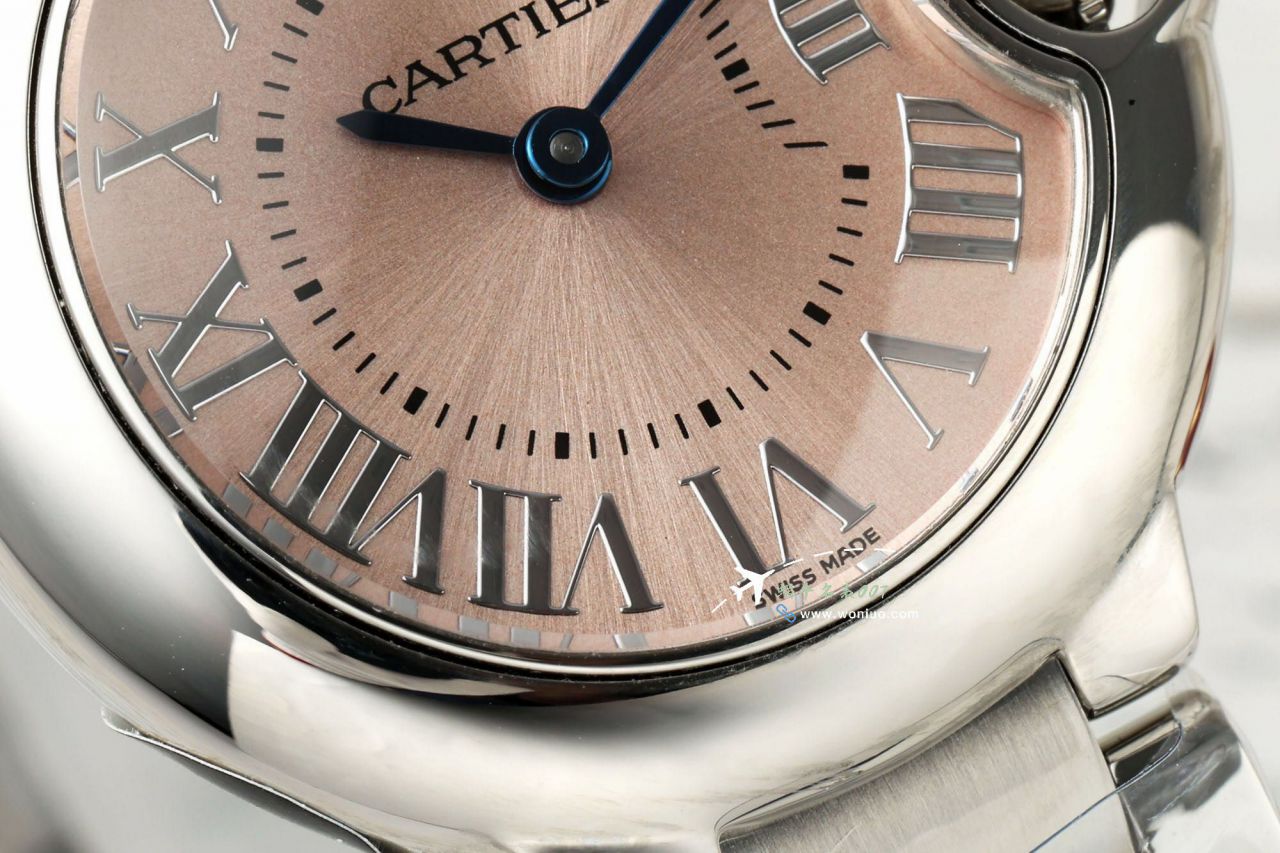 AF超A复刻高仿女表 Cartier  蓝气球28毫米系列W6920038手表 / K372