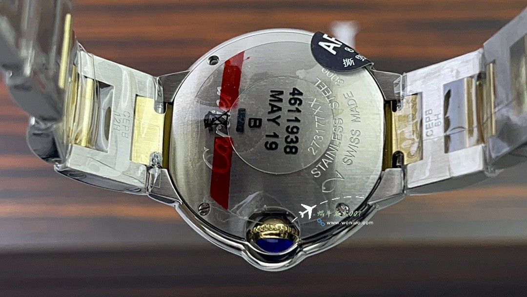 AF Cartier  蓝气球女表28石英一比一高仿复刻手表WSBB0067 wrist watch  / K371