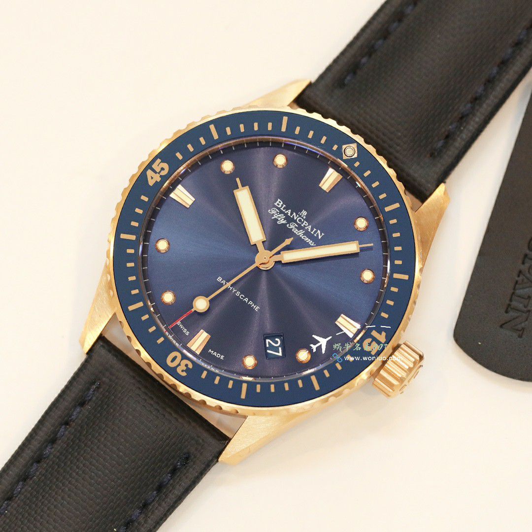 GO/GFBlancpain  Fifty Fathoms  top 复刻高仿手表5005-0153-naba，5000-0240-O52A，5000-1153-H52A wrist watch  / BP078