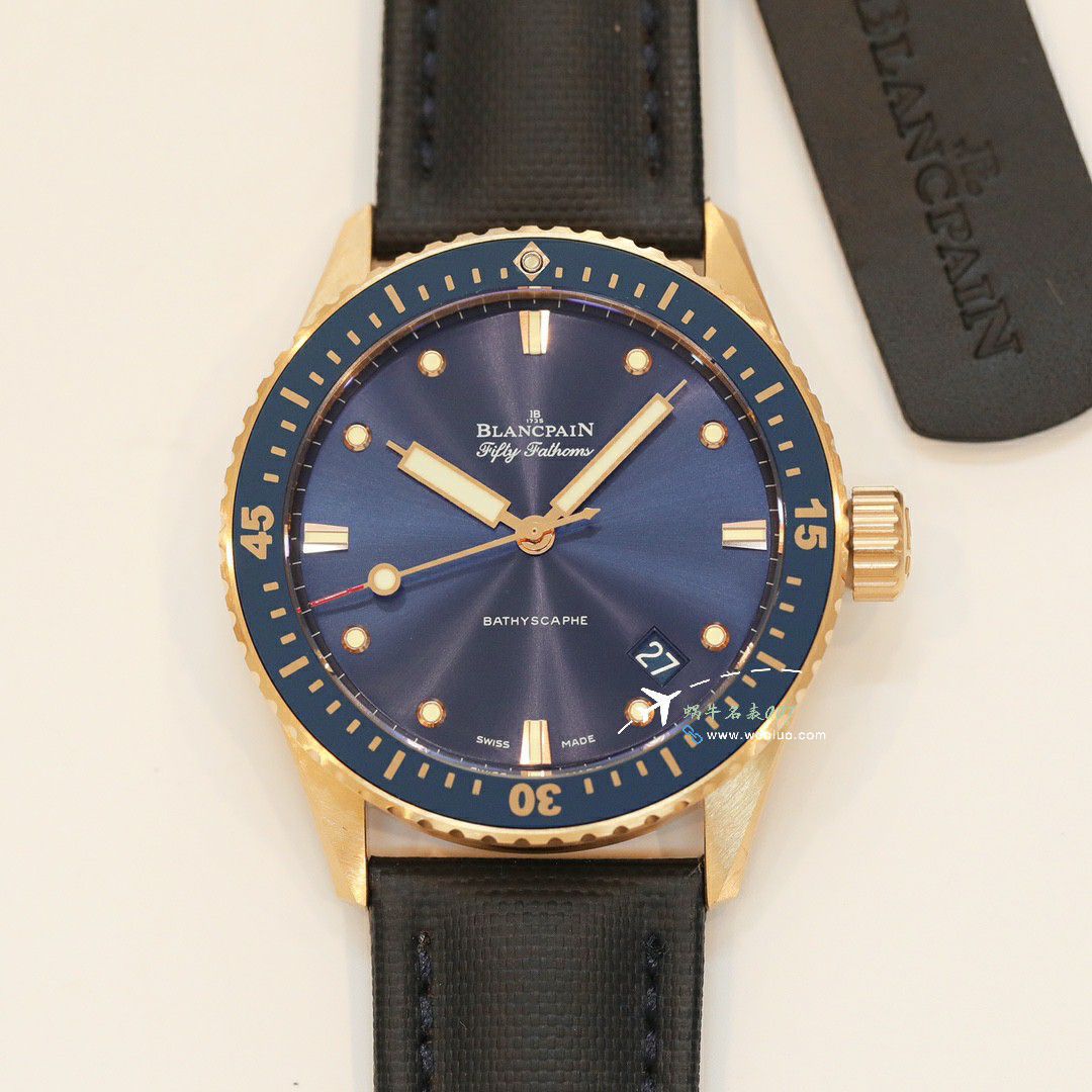 GF/GOBlancpain  Fifty Fathoms 一比一复刻高仿手表5000-0130-B52-B，5000-0130-B52A，5000-0130-B52-B wrist watch  / BP079