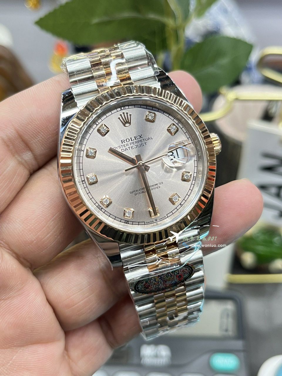 CLEAN Rolex   Datejust 41毫米 top 复刻高仿手表m126334-0022 wrist watch (绿罗&绿萝) / R872