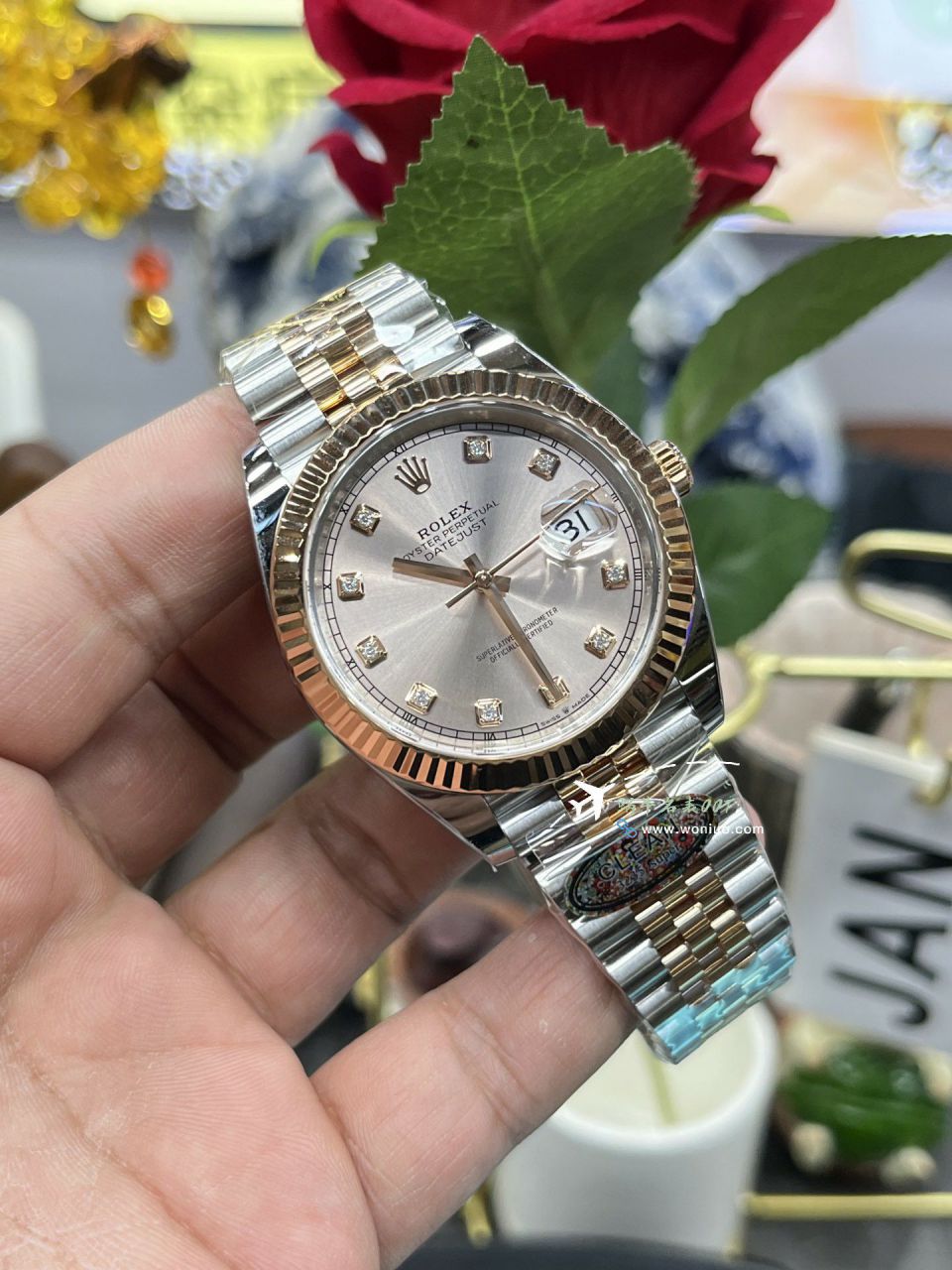 CLEAN Rolex   Datejust 41毫米 top 复刻高仿手表m126334-0022 wrist watch (绿罗&绿萝) 