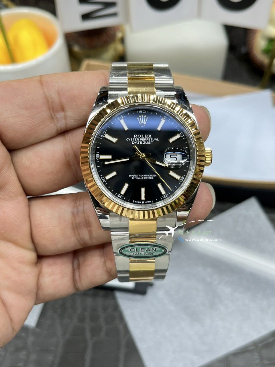 CLEAN Rolex   Datejust 41毫米 top 复刻高仿手表m126334-0022 wrist watch (绿罗&绿萝) 