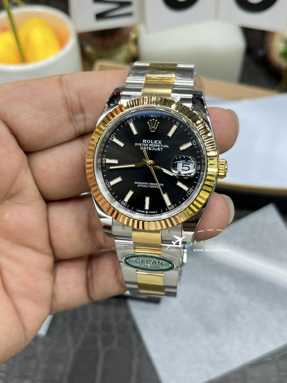 CLEAN Rolex   Datejust 41毫米 top 复刻高仿手表m126334-0022 wrist watch (绿罗&绿萝) / R872