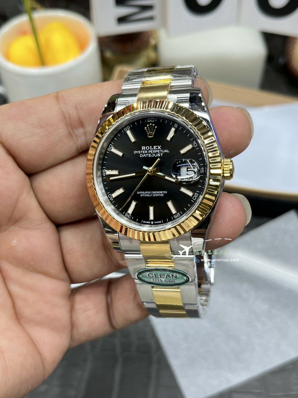 CLEAN Rolex   Datejust 41毫米 top 复刻高仿手表m126334-0022 wrist watch (绿罗&绿萝) 