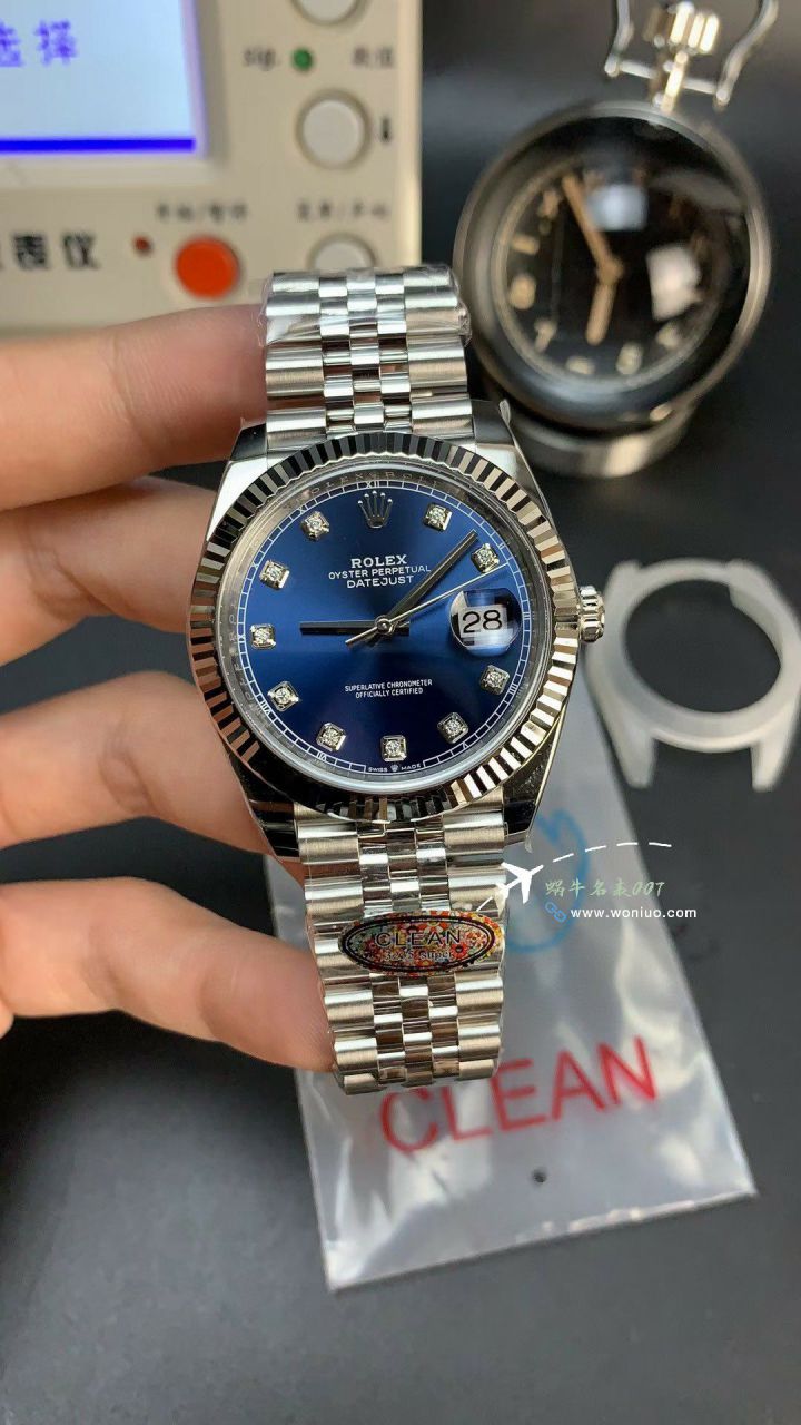 CLEAN Rolex   Datejust 41毫米 top 复刻高仿手表m126334-0022 wrist watch (绿罗&绿萝) 