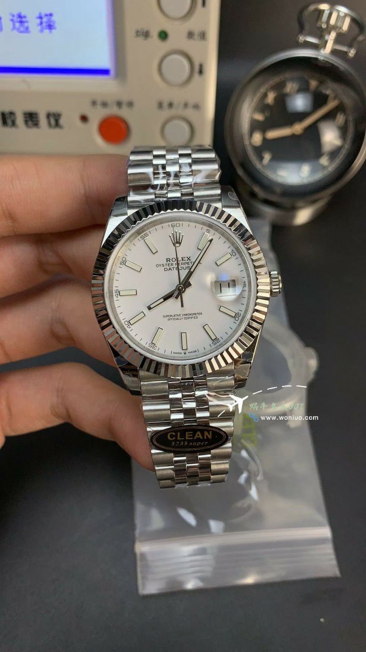 CLEAN Rolex   Datejust 41毫米 top 复刻高仿手表m126334-0022 wrist watch (绿罗&绿萝) 