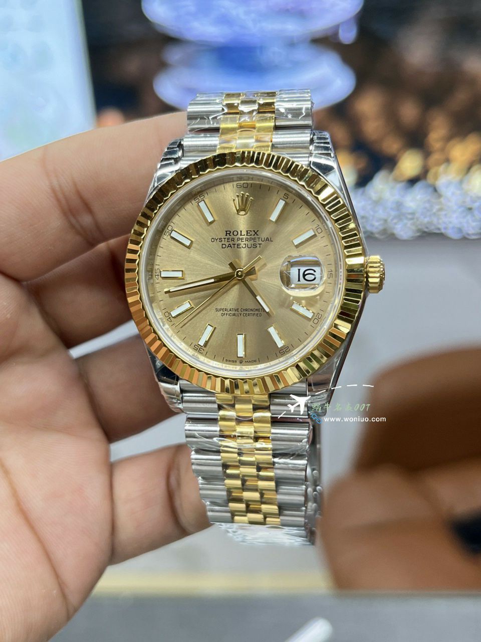 CLEAN Rolex   Datejust 41毫米 top 复刻高仿手表m126334-0022 wrist watch (绿罗&绿萝) 