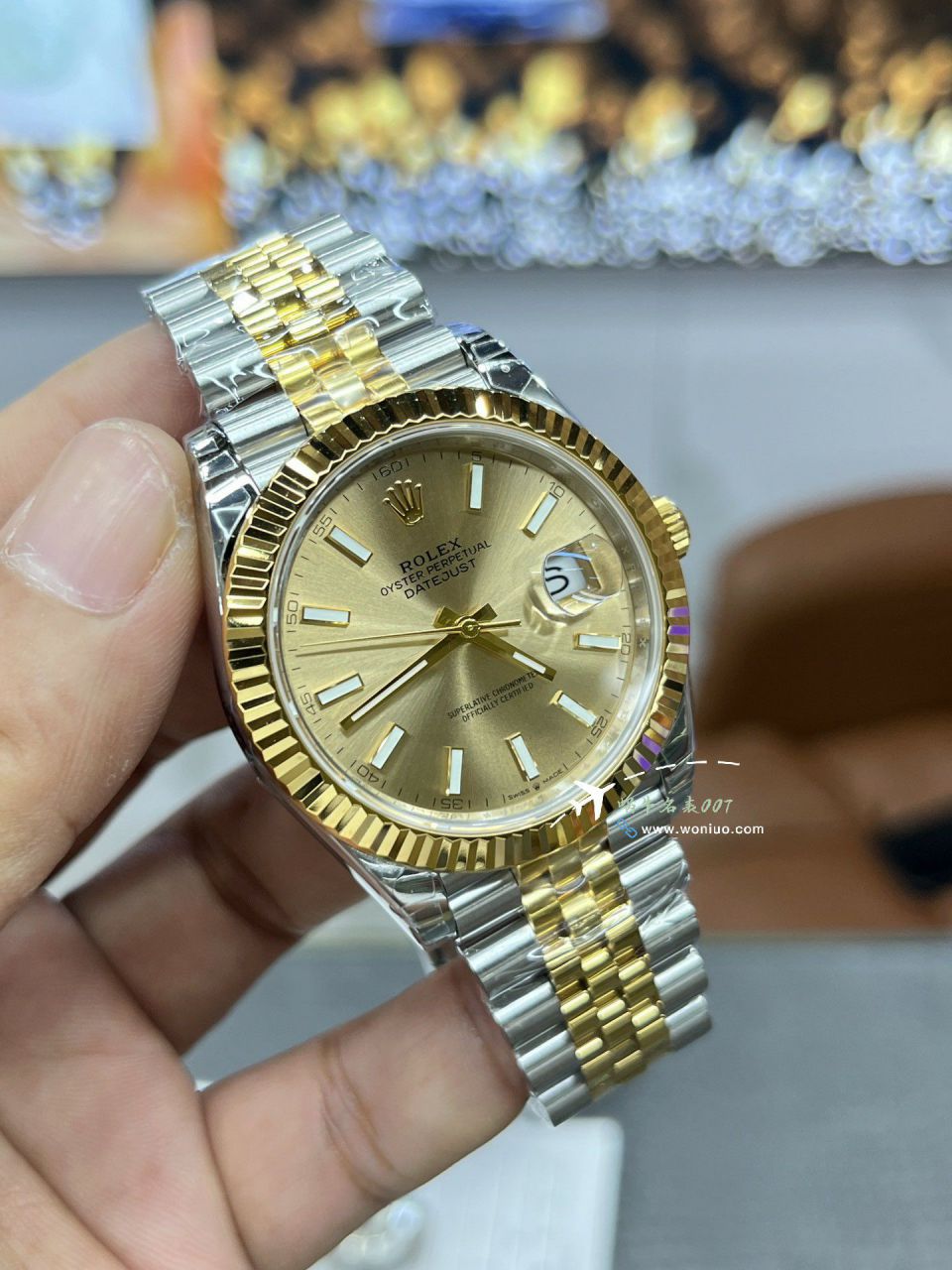 CLEAN Rolex   Datejust 41毫米 top 复刻高仿手表m126334-0022 wrist watch (绿罗&绿萝) / R872