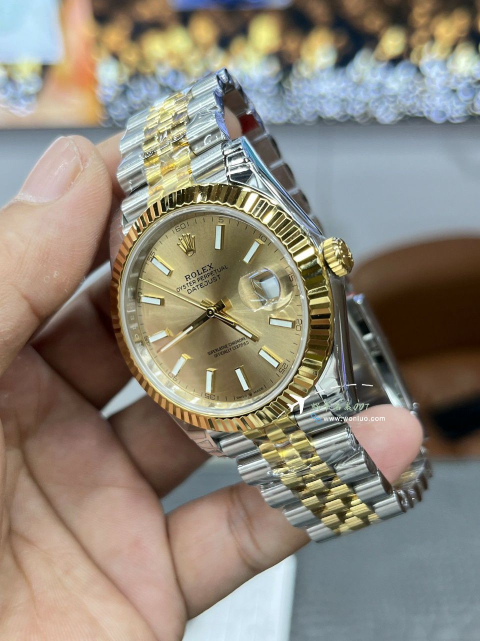 CLEAN Rolex   Datejust 41毫米 top 复刻高仿手表m126334-0022 wrist watch (绿罗&绿萝) 