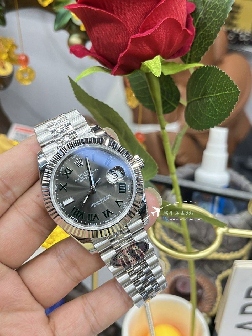 CLEAN Rolex   Datejust 41毫米 top 复刻高仿手表m126334-0022 wrist watch (绿罗&绿萝) / R872