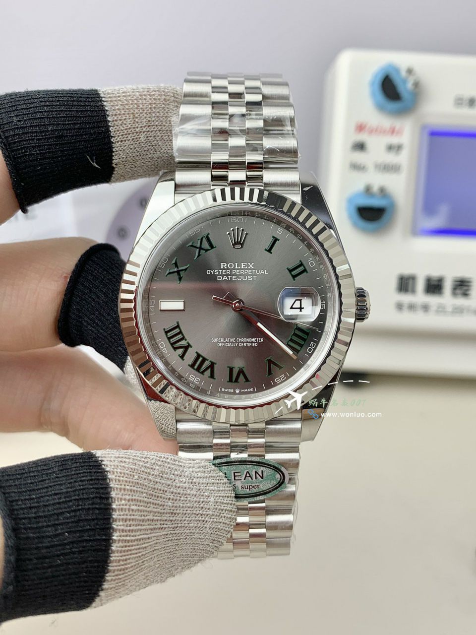 CLEAN Rolex   Datejust 41毫米 top 复刻高仿手表m126334-0022 wrist watch (绿罗&绿萝) 