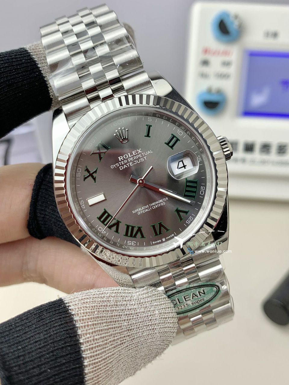 CLEAN Rolex   Datejust 41毫米 top 复刻高仿手表m126334-0022 wrist watch (绿罗&绿萝) 