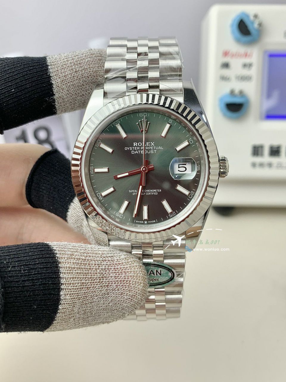 CLEAN Rolex   Datejust 41毫米 top 复刻高仿手表m126334-0022 wrist watch (绿罗&绿萝) 