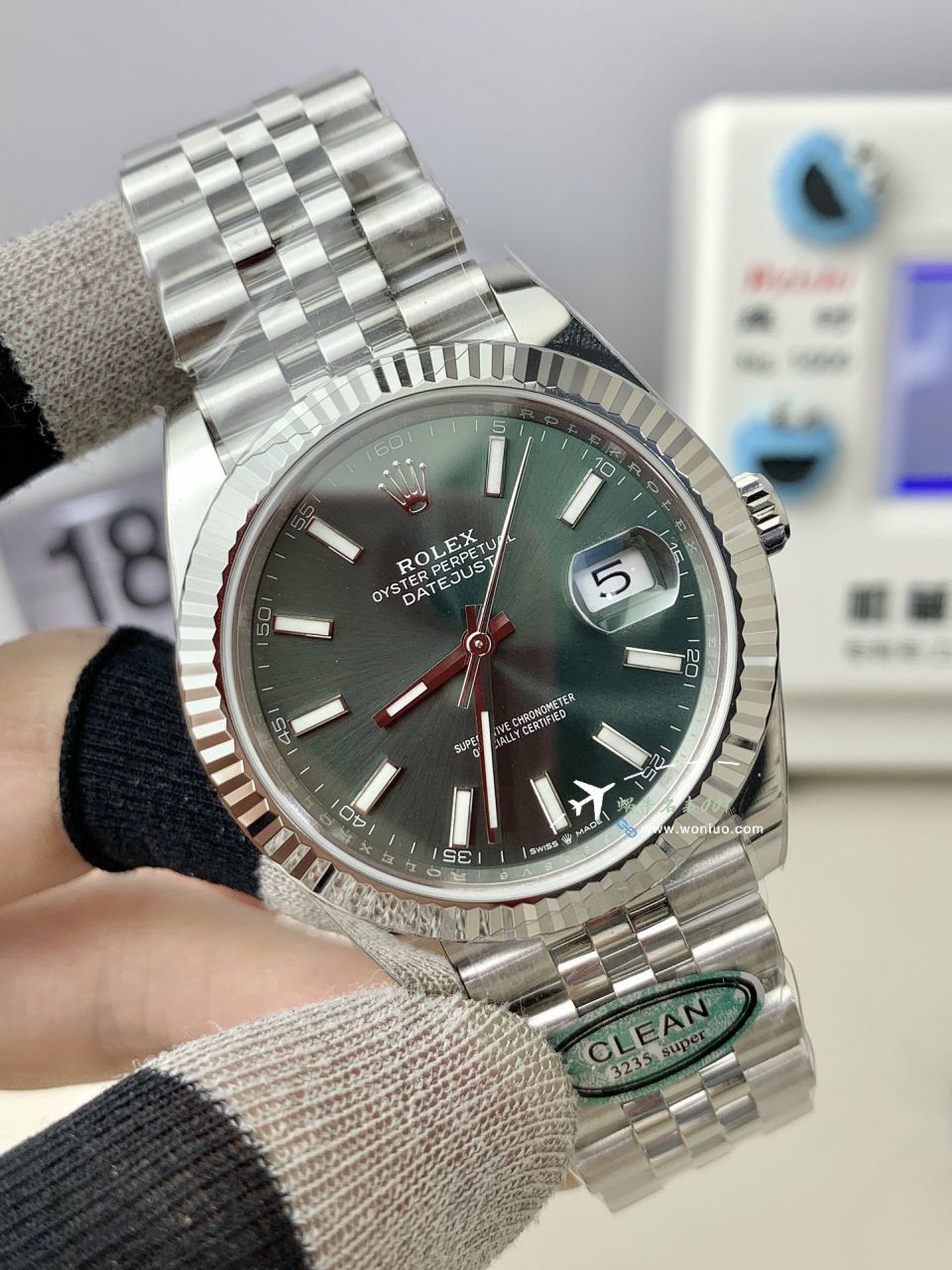 CLEAN Rolex   Datejust 41毫米 top 复刻高仿手表m126334-0022 wrist watch (绿罗&绿萝) 