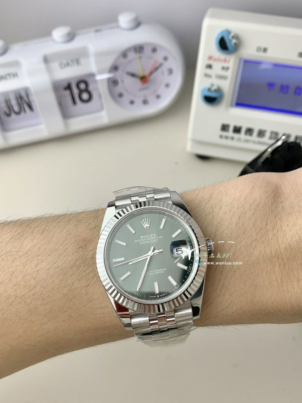 CLEAN Rolex   Datejust 41毫米 top 复刻高仿手表m126334-0022 wrist watch (绿罗&绿萝) / R872