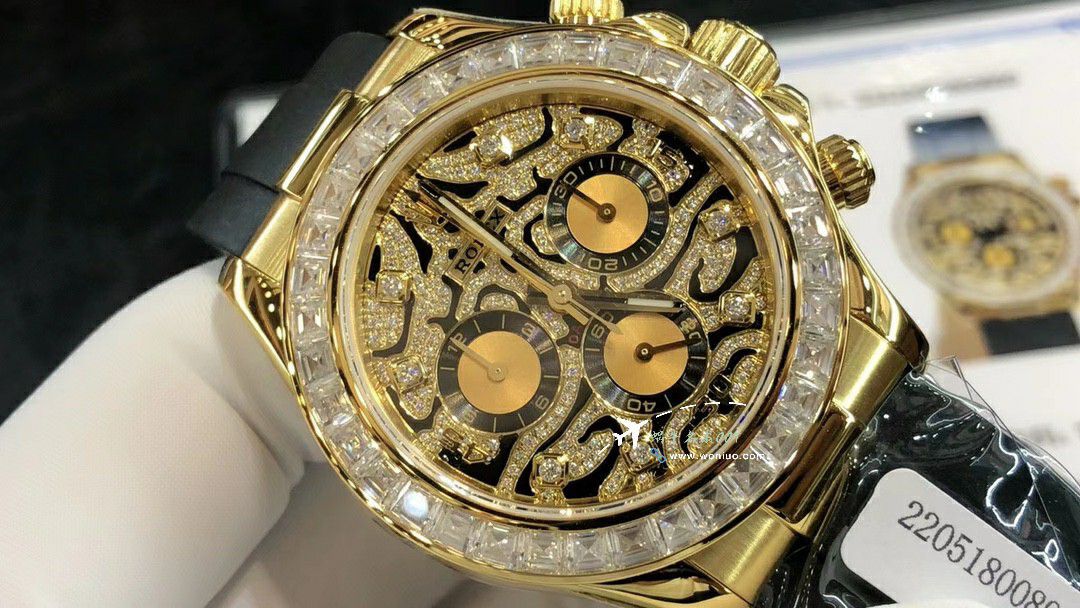 高端 copy customized  Rolex  Cosmograph Daytona 黄金虎 Ditongna 复刻高仿手表116588 TBR wrist watch  / R880