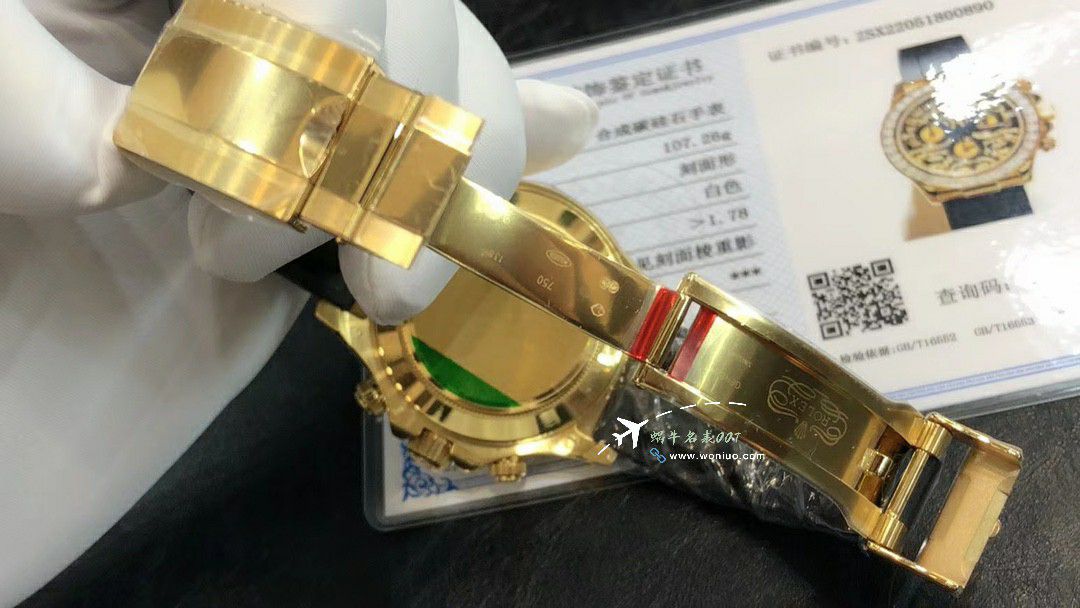 高端定制劳力士宇宙计型黄金虎迪通拿复刻高仿手表116588 TBR腕表 