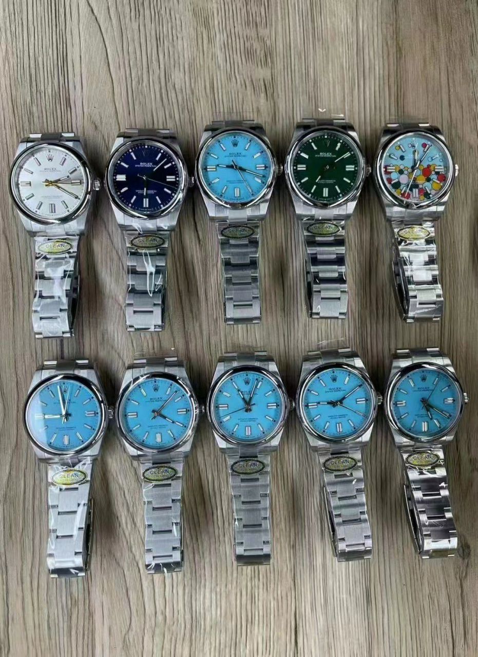 clean Factory  Rolex  oyster perpetual 动41毫米复刻高仿手表系列m124300-0005 wrist watch  