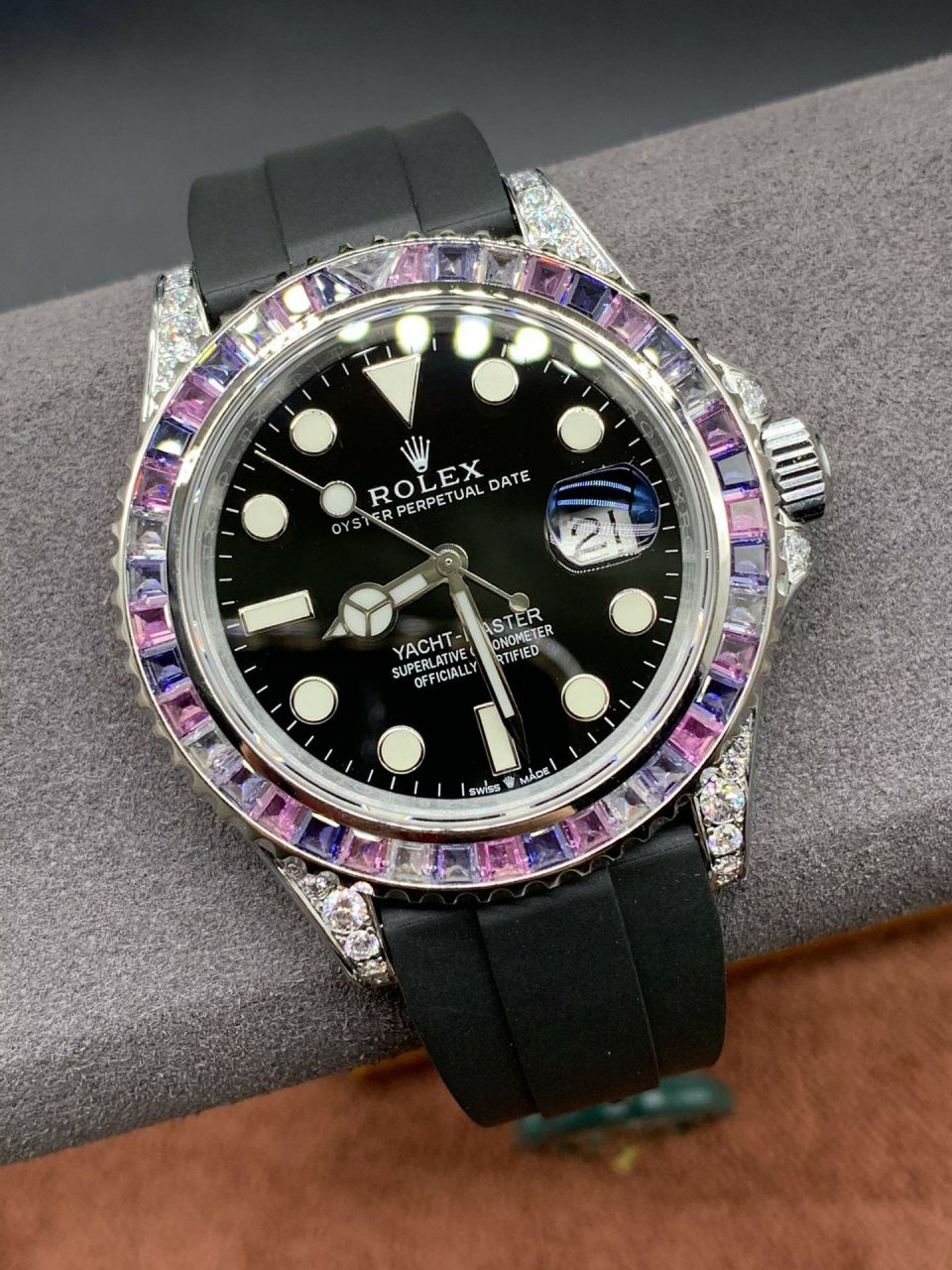 JVS Rolex  Yacht-Master VIP隐藏款满天星复刻高仿M226679TBR，M226679TBR-0001 wrist watch  