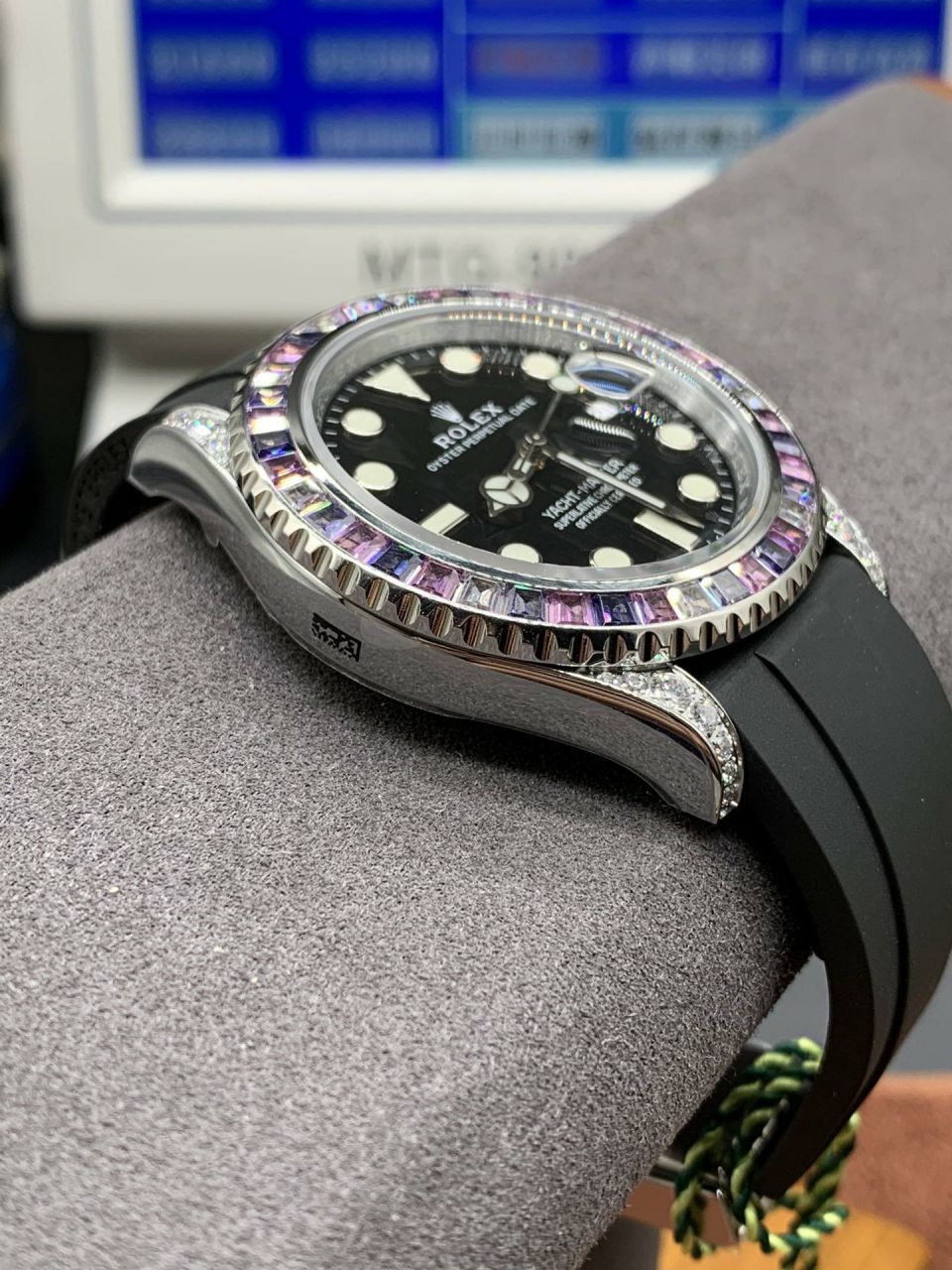 JVS Rolex  Yacht-Master VIP隐藏款满天星复刻高仿M226679TBR，M226679TBR-0001 wrist watch  