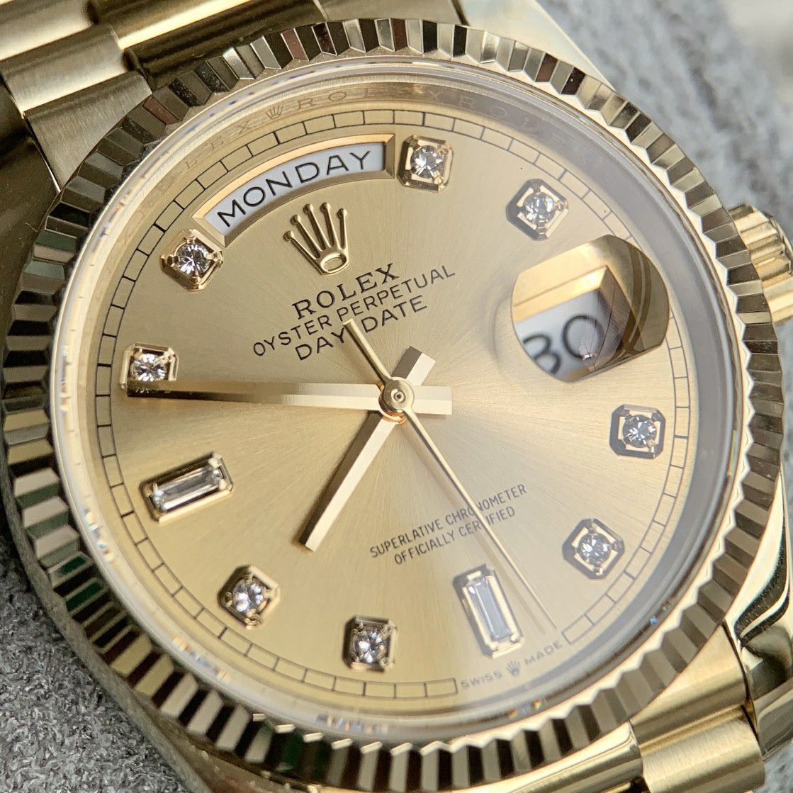 顶配 copy customized  Rolex  Day-Date 型复刻高仿m128238-0008 wrist watch  