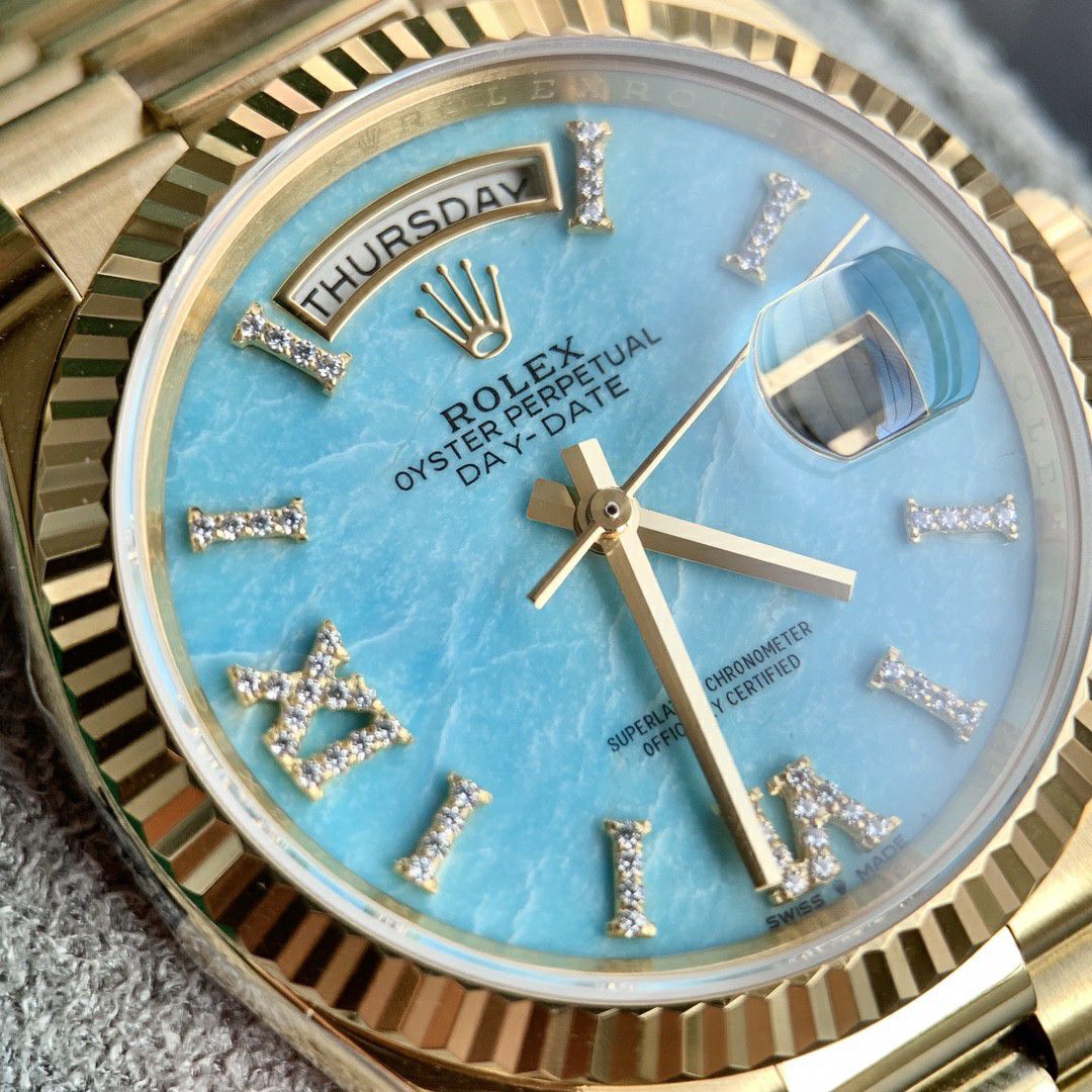 顶配 copy customized  Rolex  Day-Date 型复刻高仿m128238-0008 wrist watch  / R887