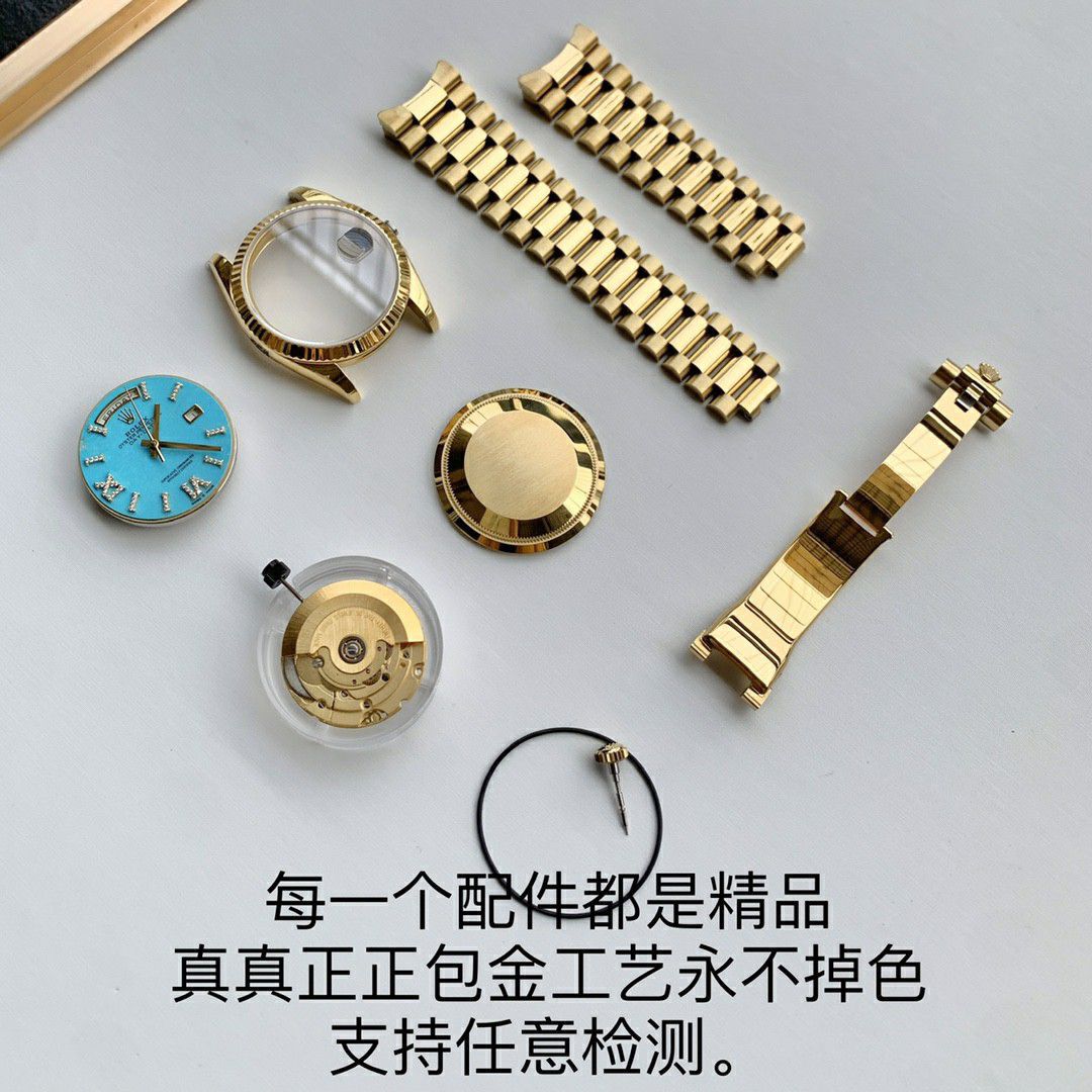 顶配 copy customized  Rolex  Day-Date 型复刻高仿m128238-0008 wrist watch  / R887