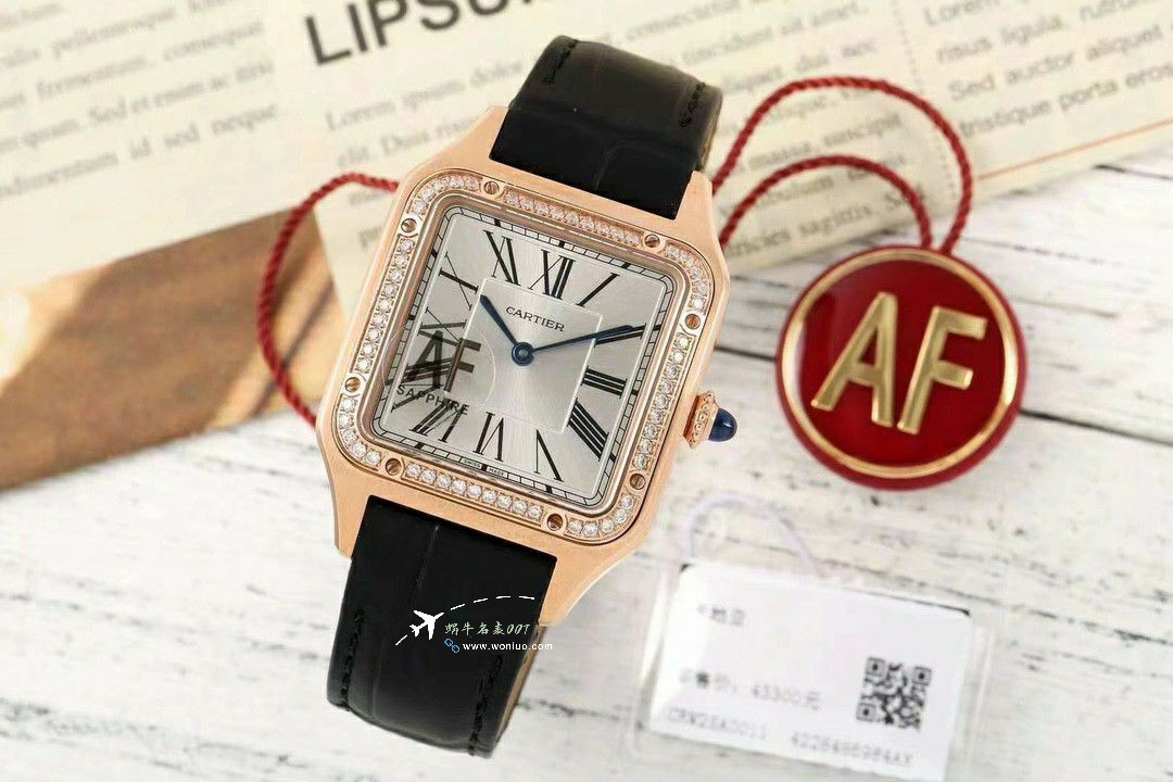 AF Cartier   Santos 大号中号集合WJSA0016，WJSA0017，WJSA0019 top 复刻高仿手表 